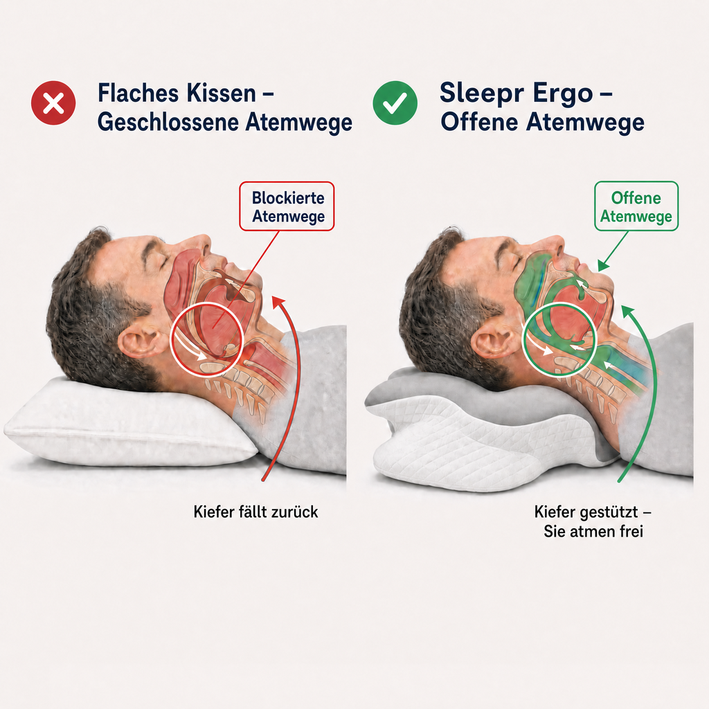 The Sleepr Ergonomic Pillow