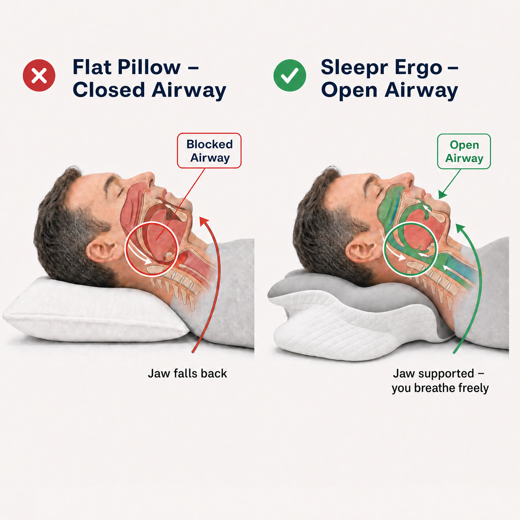 The Sleepr Ergonomic Pillow